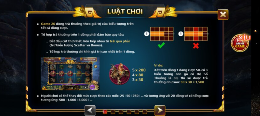 LUẬT CHƠI SƠN TINH THỦY TINH HITCLUB ĐƠN GIẢN