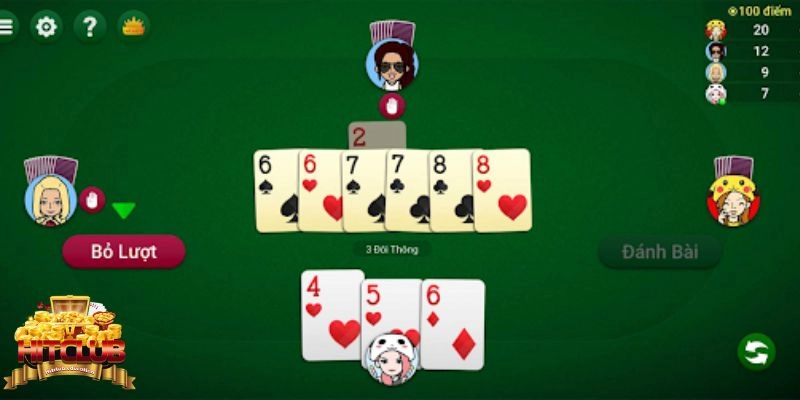 Cách sử dụng ba đôi thông hiệu quả trong game bài