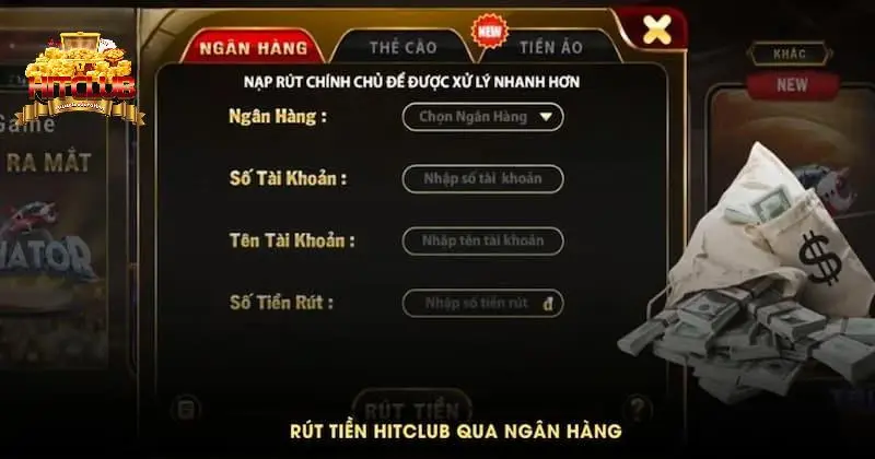 Cách nạp tiền vào tài khoản game cá cược tại Hitclub an toàn 