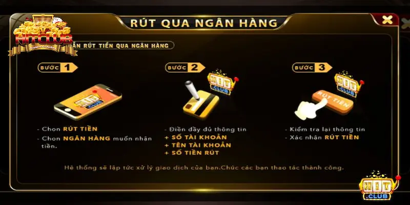 Nhập số tiền cần rút